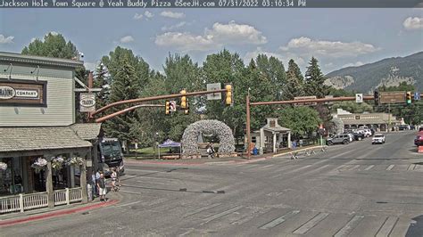 jackson hole town square webcam|【LIVE】 Webcam Jackson